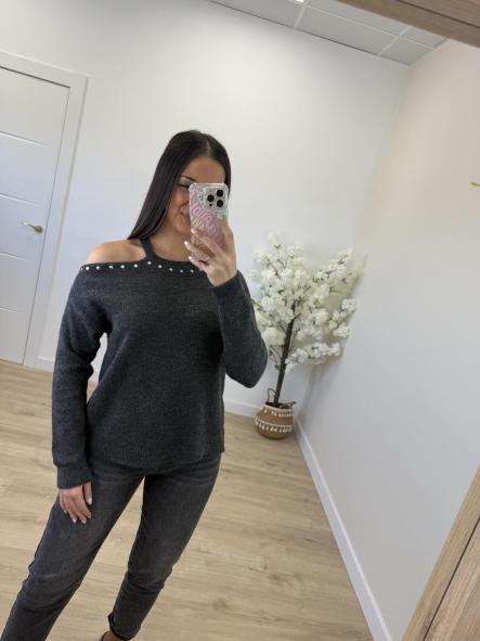 Jersey Tachas Gris [2]