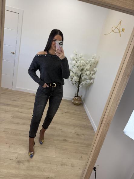 Jersey Tachas Gris [1]