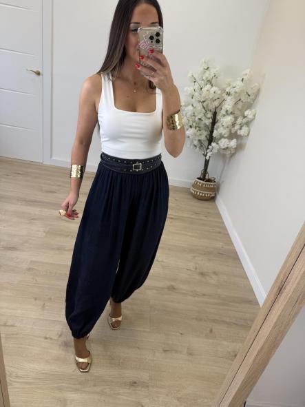Pantalón Bambula Marino [2]