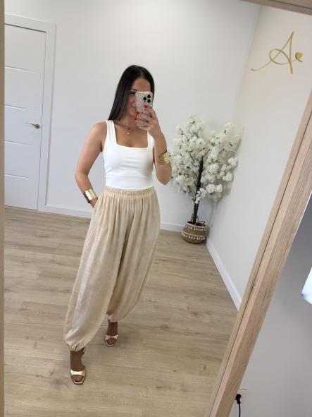 Pantalón Bambula Beige [3]