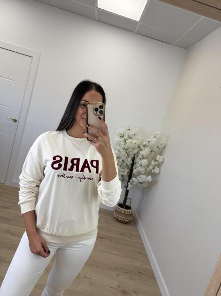 Sudadera Beige París [3]