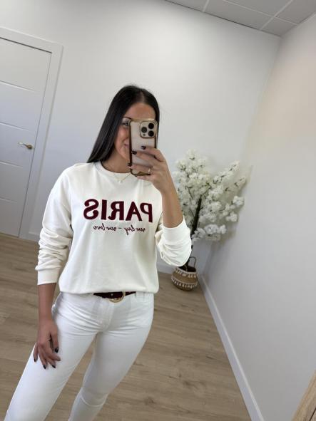 Sudadera Beige París [1]