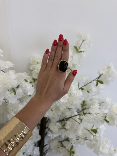 Anillo Isabella Negro [0]