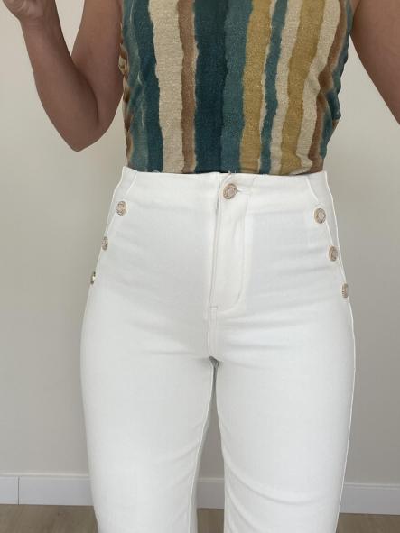 Jeans Blanco Flare Joya  [1]