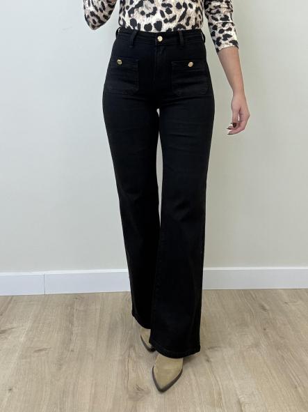 Jeans Recto Negro 