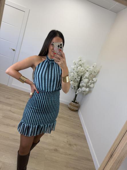 Vestido Roma Turquesa