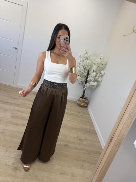 Pantalón Sedoso Chocolate [0]