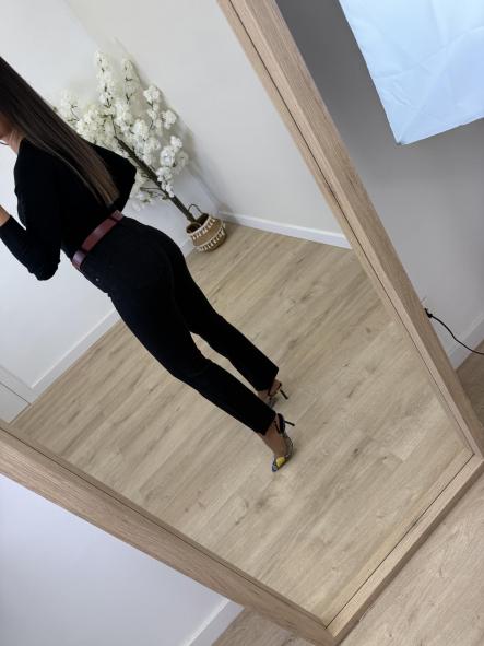 Jeans Faja Negro Flare Push UP [7]