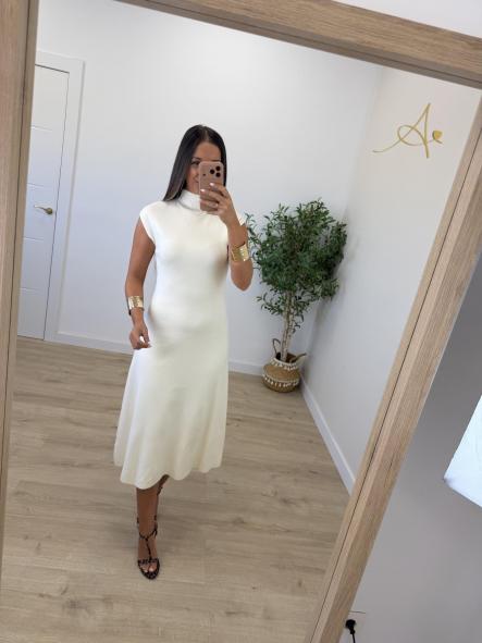Vestido Crudo Halter [1]