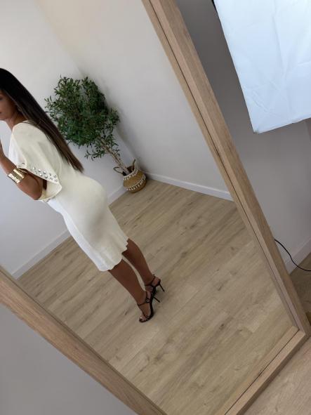 Vestido Tachas Crudo [4]