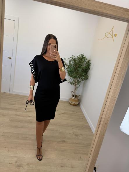 Vestido Tachas Negro [3]