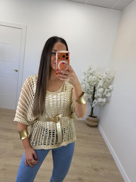 Poncho Calado Dorado [1]