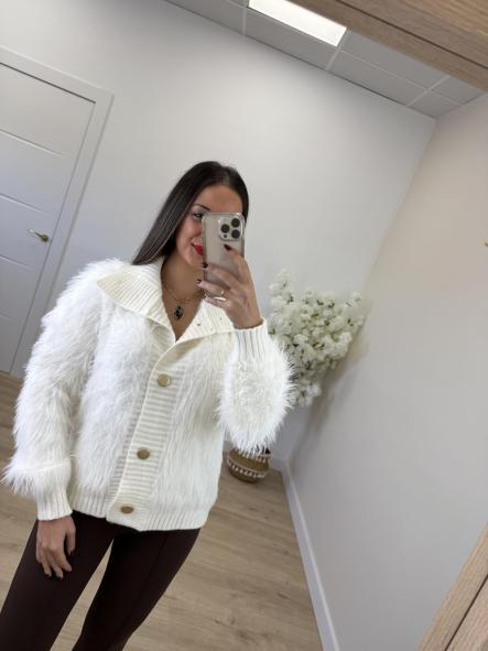 Chaqueta Velvet Blanca [5]