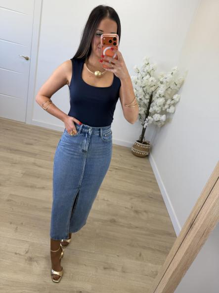 Falda Denim Midi [1]