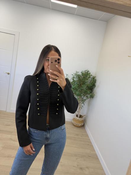 Chaqueta Militar Negra [5]