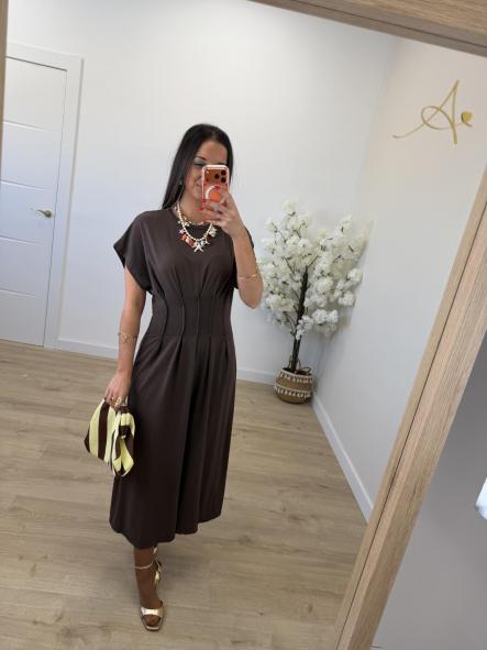 Vestido Armonía Chocolate [2]