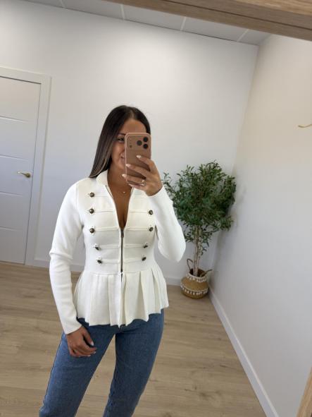 Chaqueta Napoleón Blanca [1]