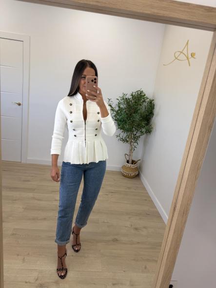 Chaqueta Napoleón Blanca [2]