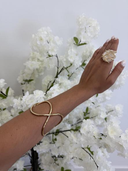 Brazalete Ondis Dorado