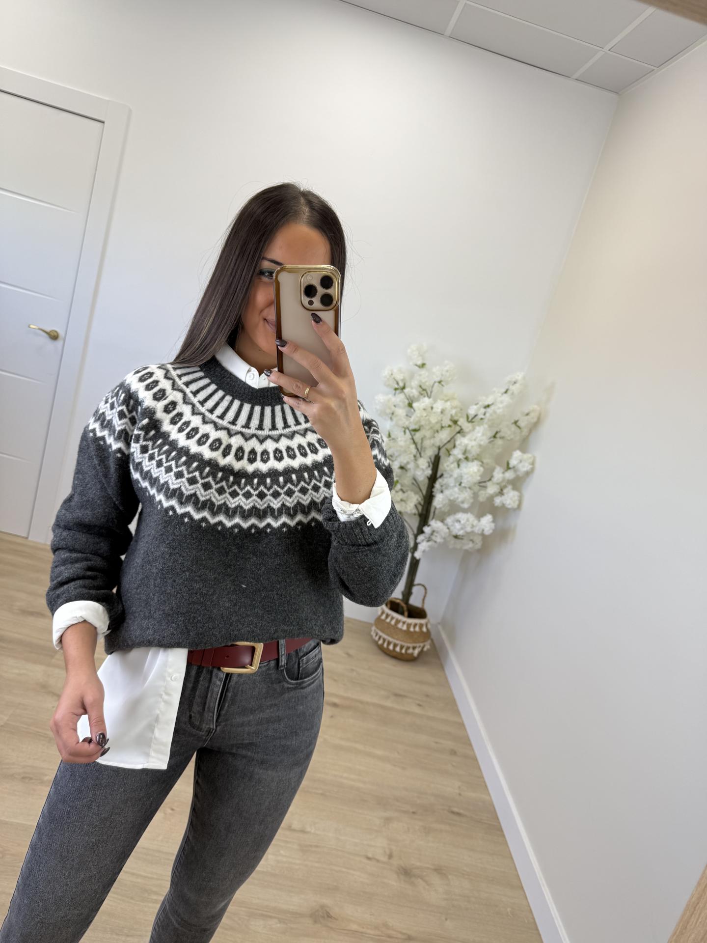 Jersey Charlot Gris Oscuro