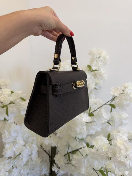 Bolso Hemmy Chocolate 100% Piel [1]