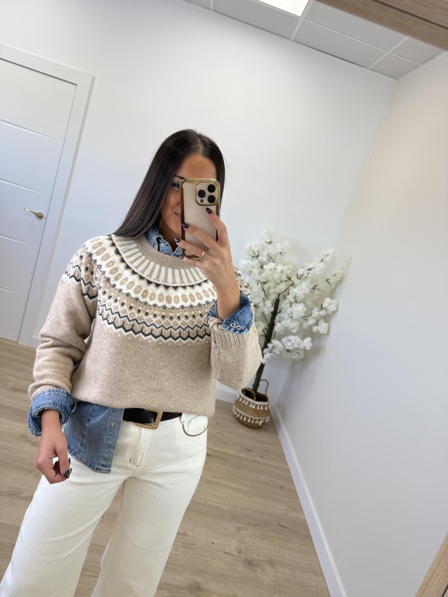 Jersey Charlot Beige