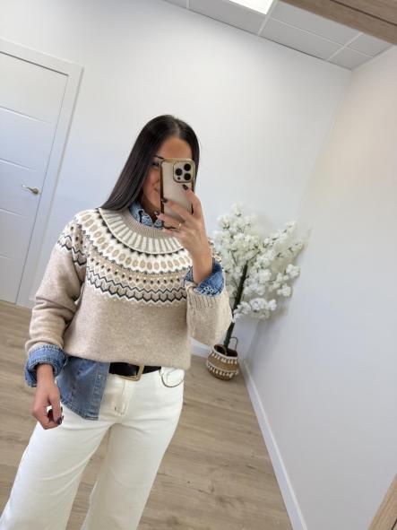 Jersey Charlot Beige