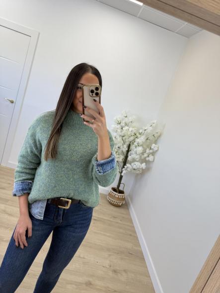 Jersey Maravilla Verde Agua