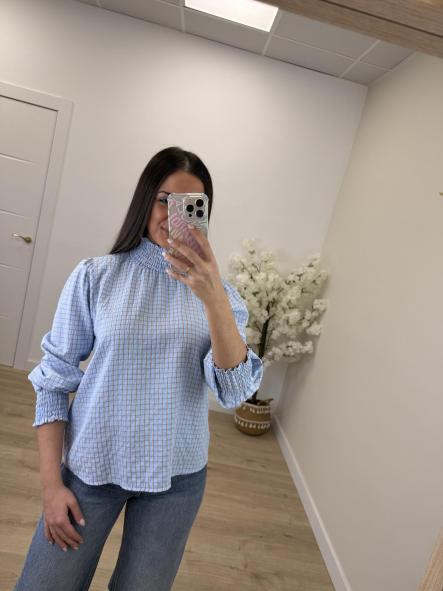 Camisa Beauty Celeste Vichy [4]