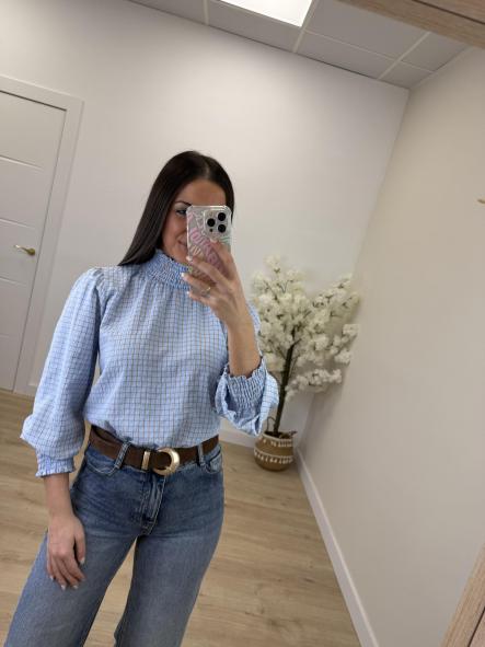 Camisa Beauty Celeste Vichy [1]