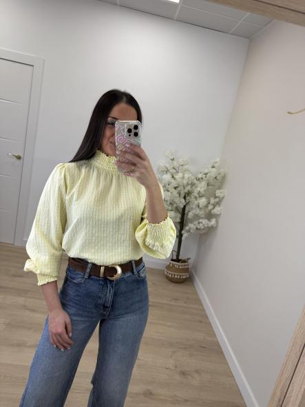 Camisa Beauty Amarilla Vichy [1]