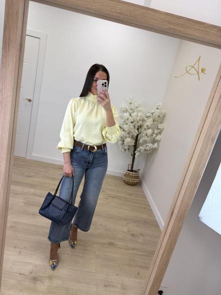 Camisa Beauty Amarilla Vichy [2]