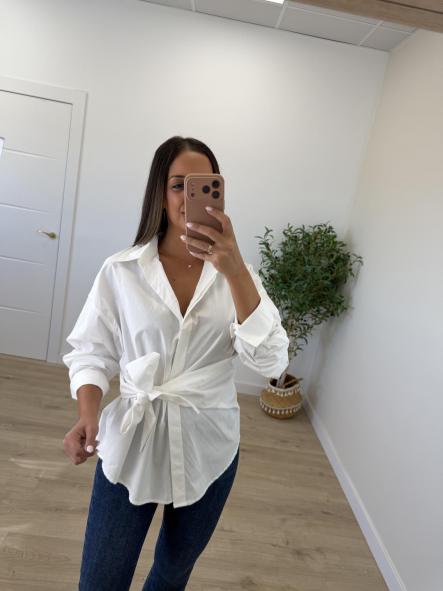 Camisa Blanca Nudo [0]