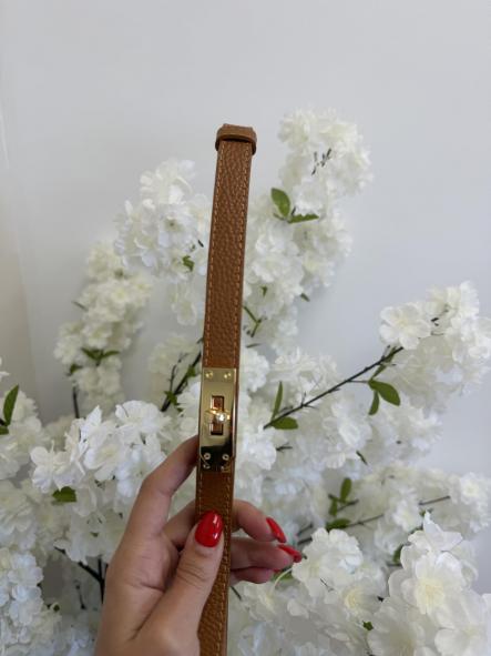 Cinturón Hemmy Camel Piel Ajustable