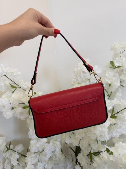 Bolso Cuqui 100% Piel Rojo [2]
