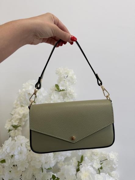 Bolso Cuqui 100% Piel Kaki [0]
