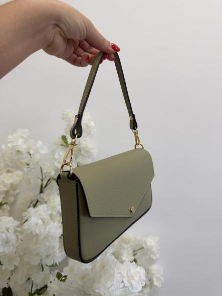 Bolso Cuqui 100% Piel Kaki [1]