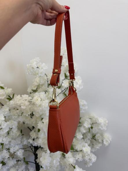Bolso Matea 100% Piel Naranja [1]