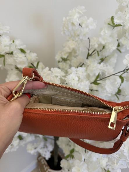 Bolso Matea 100% Piel Naranja [2]