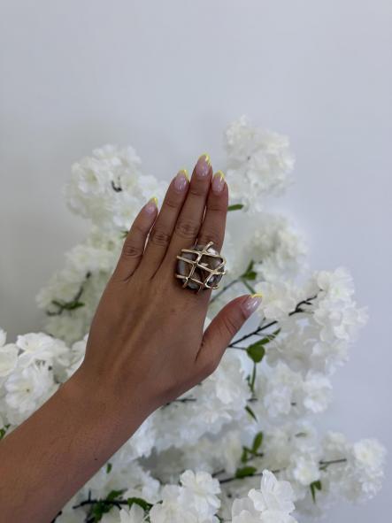 Anillo Resina Chocolate