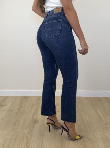 Jeans Faja Flare Denim Etiqueta Roja  [3]