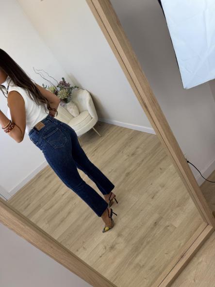 Jeans Faja Flare Denim Etiqueta Roja  [6]