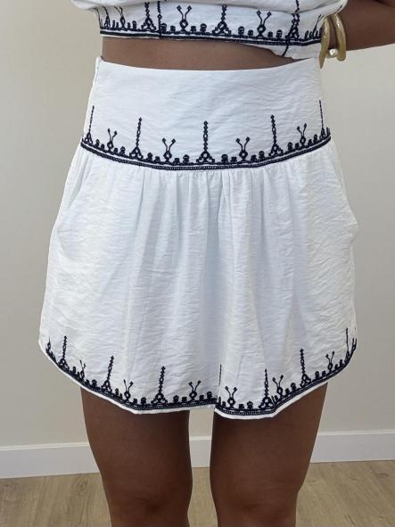 Falda Blanca Paradise