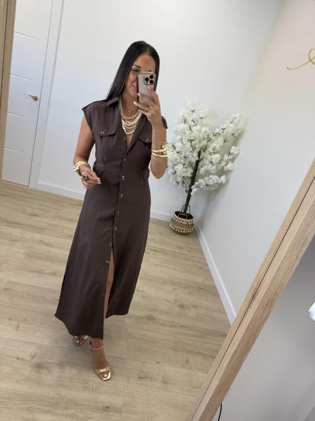 Vestido Chocolate Agatha  [1]
