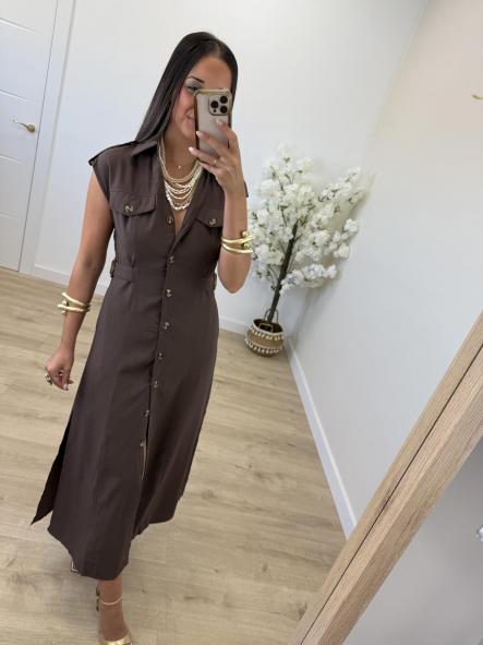 Vestido Chocolate Agatha  [2]