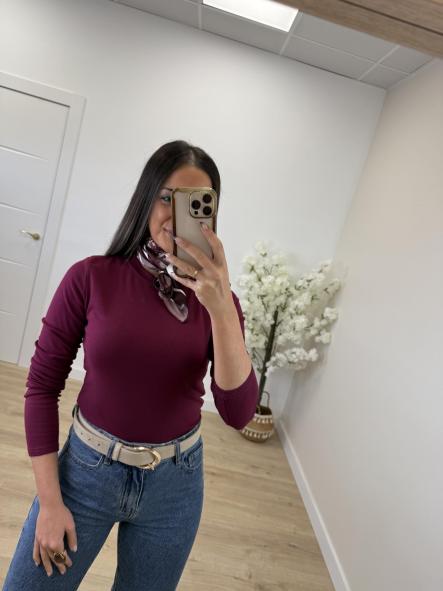 Camiseta Granate Básica