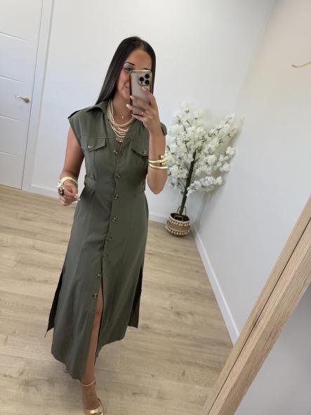 Vestido Kaki Agatha