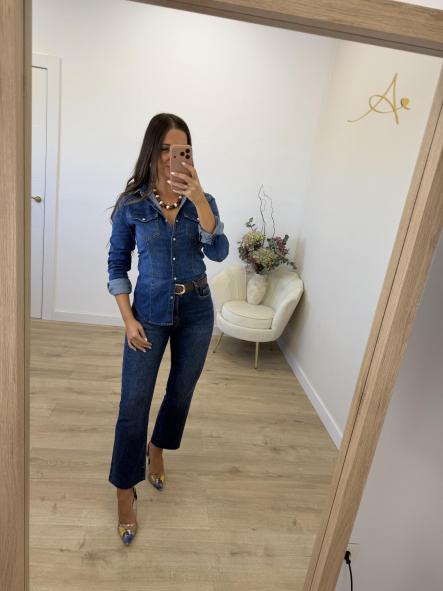Camisa Denim Pespuntes [3]