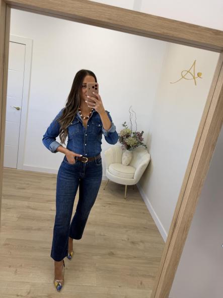 Camisa Denim Pespuntes [2]