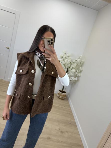 Chaleco Chocolate Carmeli [1]